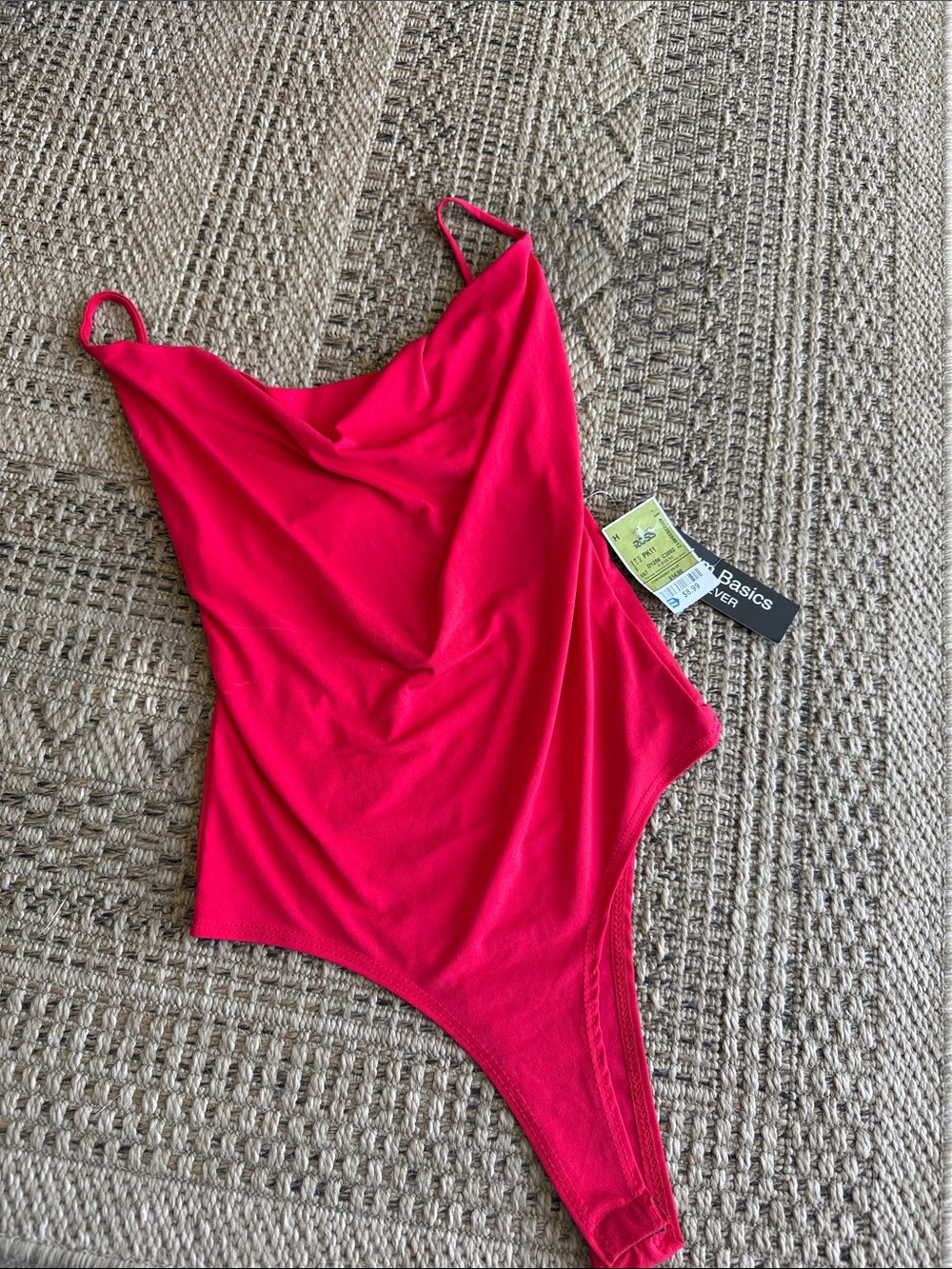 Hot Pink Sleeveless Bodysuit